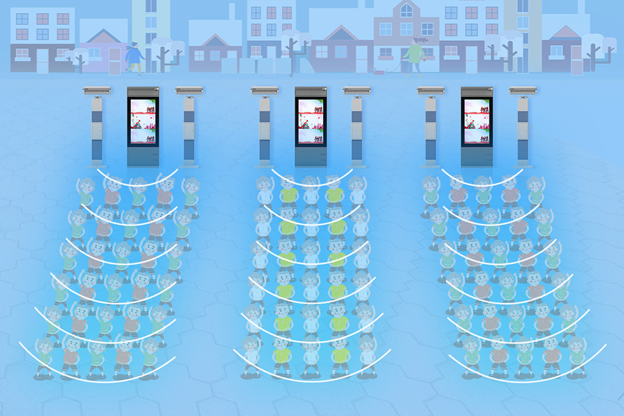 廣場(chǎng)舞定向音響定向發(fā)聲