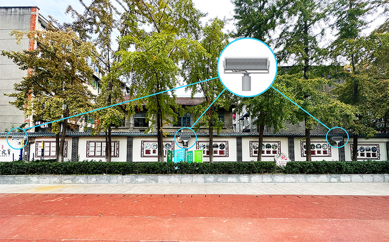 浣花小學(xué)規(guī)劃部署了安靜操場(chǎng)系統(tǒng)