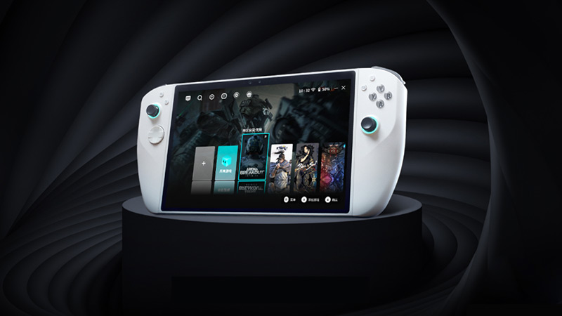 搭載清聽聲學(xué)聚音屏技術(shù)的騰訊3D One游戲掌機(jī)