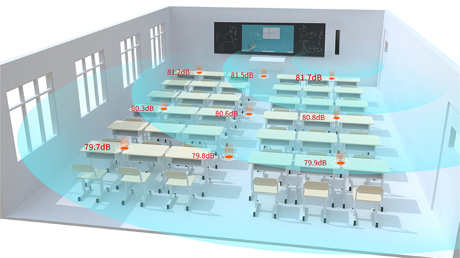 清聽聲學(xué)教室均衡擴(kuò)聲系統(tǒng)