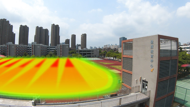 清聽聲學靜音操場系統，定向發聲不擾民